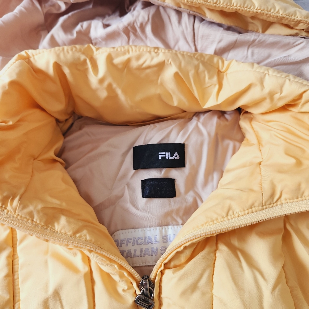 Fila yellow woman jacket
